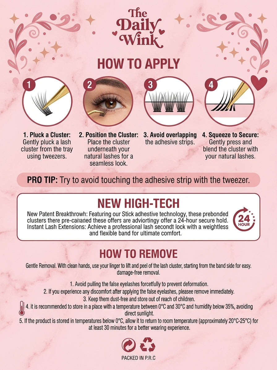 No-Glue Lash Clusters